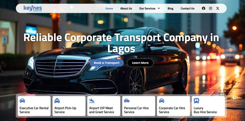 Keynes Logistics is number one among the best bus hire services in Lagos
